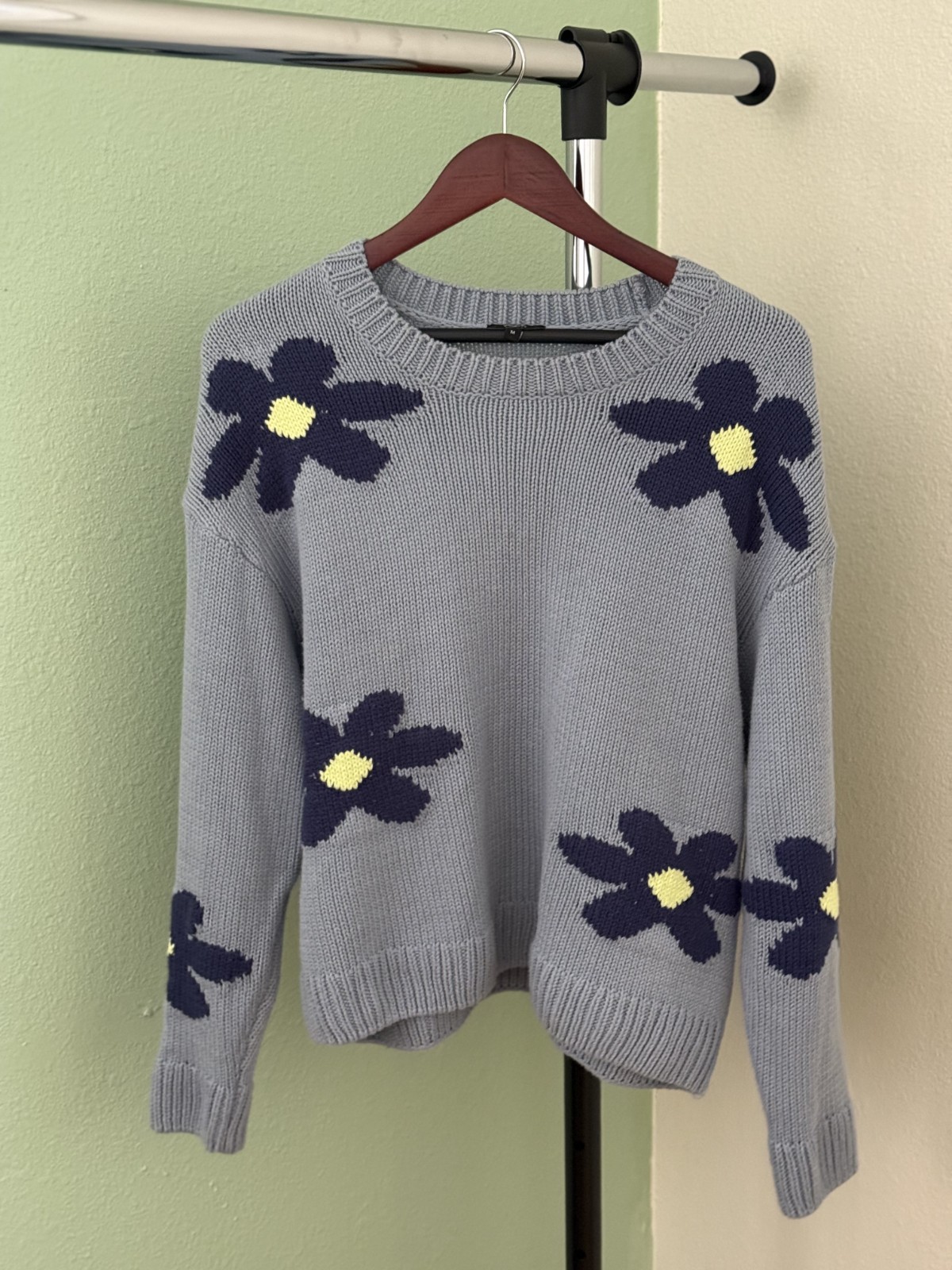 Rails daisy chunky knit sweater